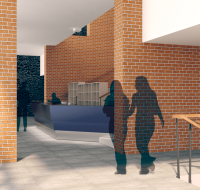 Progetto e realizzazione banco sala comunale Tarcento