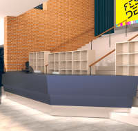 Progetto e realizzazione banco sala comunale Tarcento