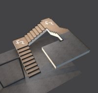 Studio rivestimento scala F+R