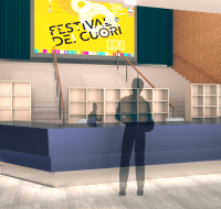 Progetto e realizzazione banco sala comunale Tarcento