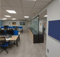 Progetto e realizzazione uffici L - R